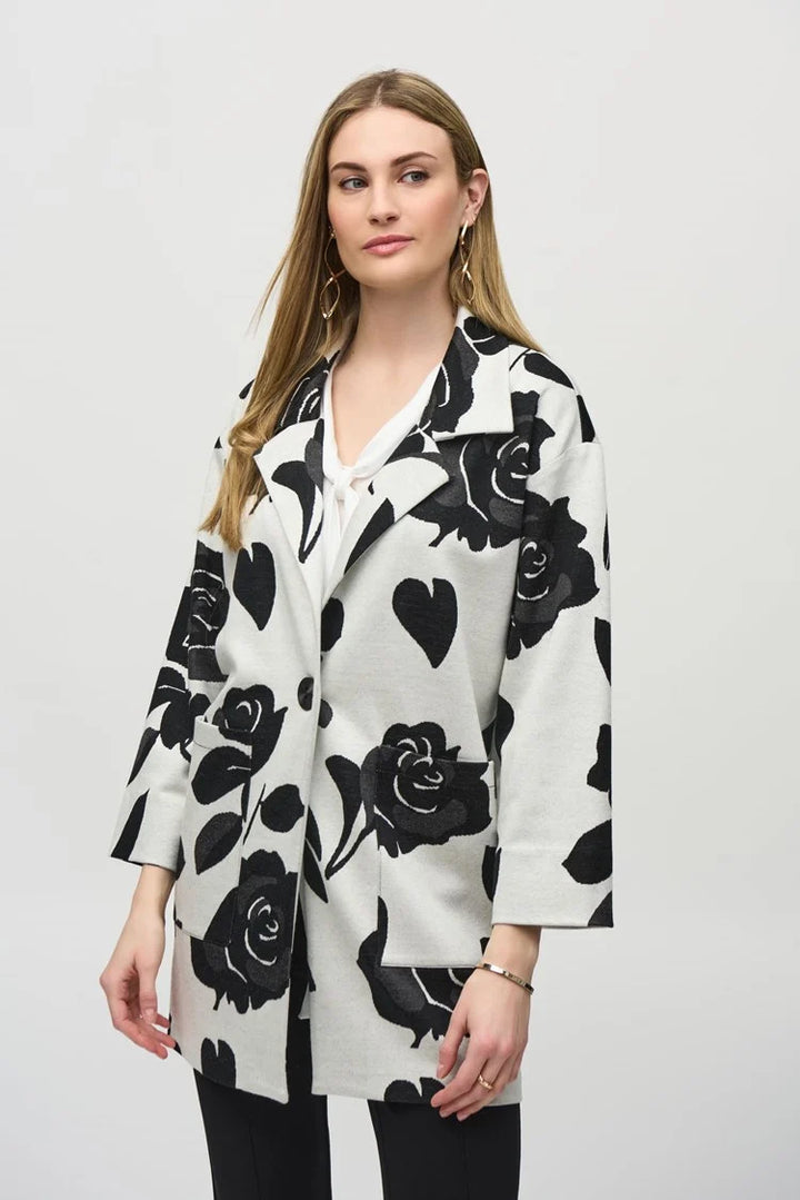 Rosaria Floral Knit Coat