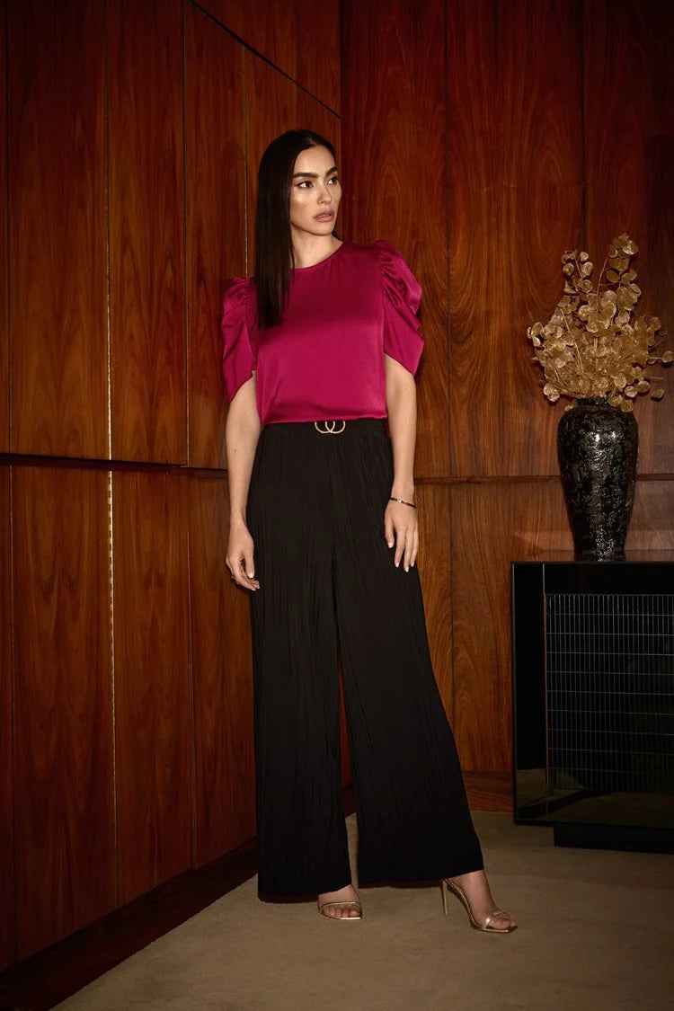 Shiloh Pleated Wide Leg Pant