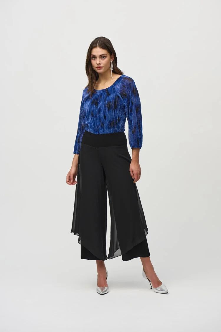 Silky Chiffon Wide Leg Pant