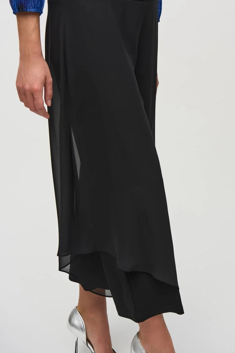 Silky Chiffon Wide Leg Pant