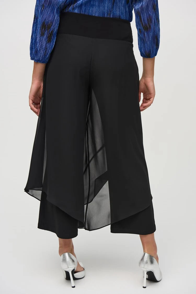 Silky Chiffon Wide Leg Pant