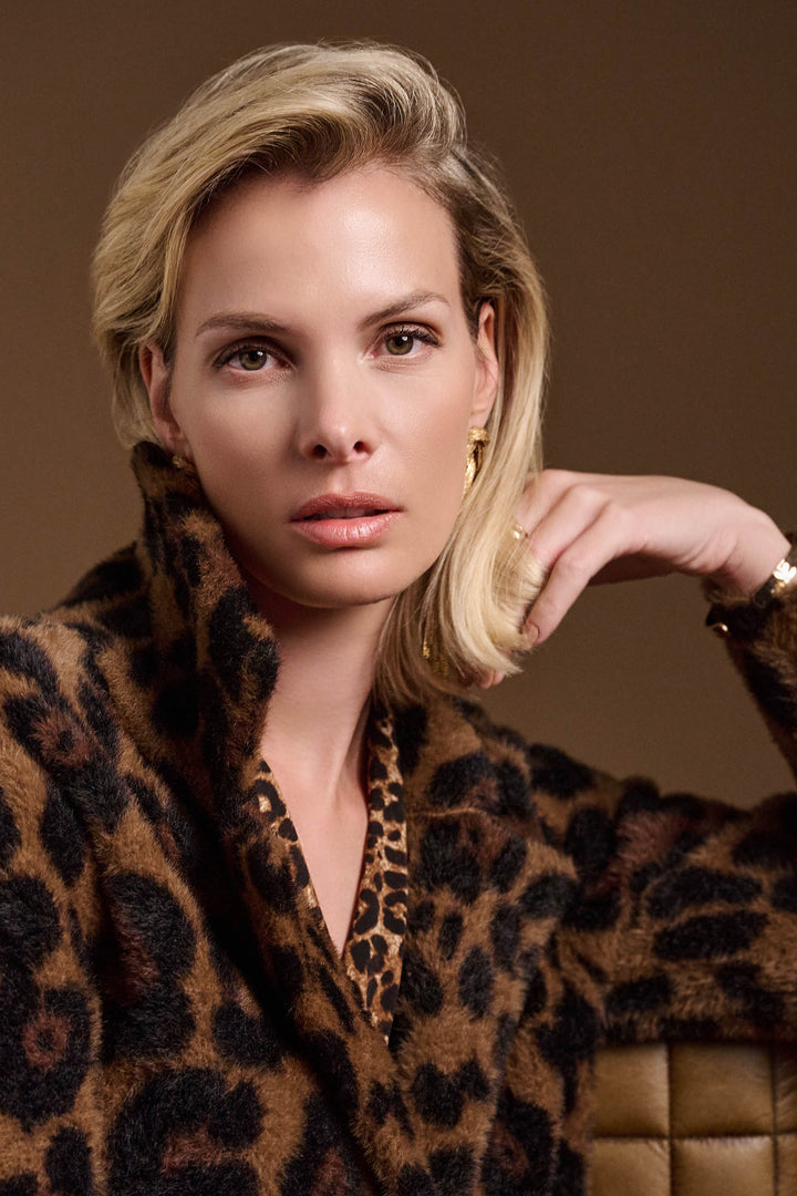 Fierce & Fiery Leopard Coat