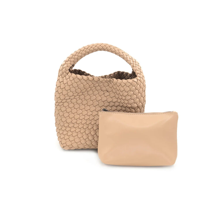 Soho Woven Mini Hobo Bag
