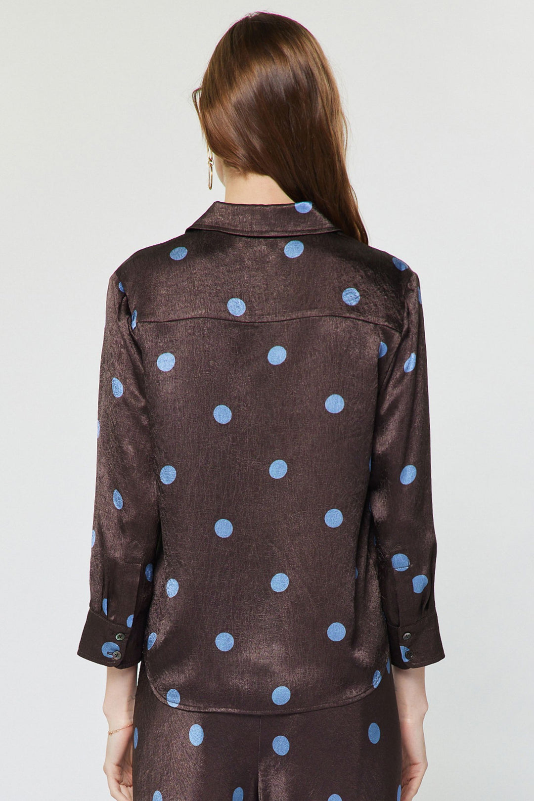 Cocoa Crush Button Up Blouse