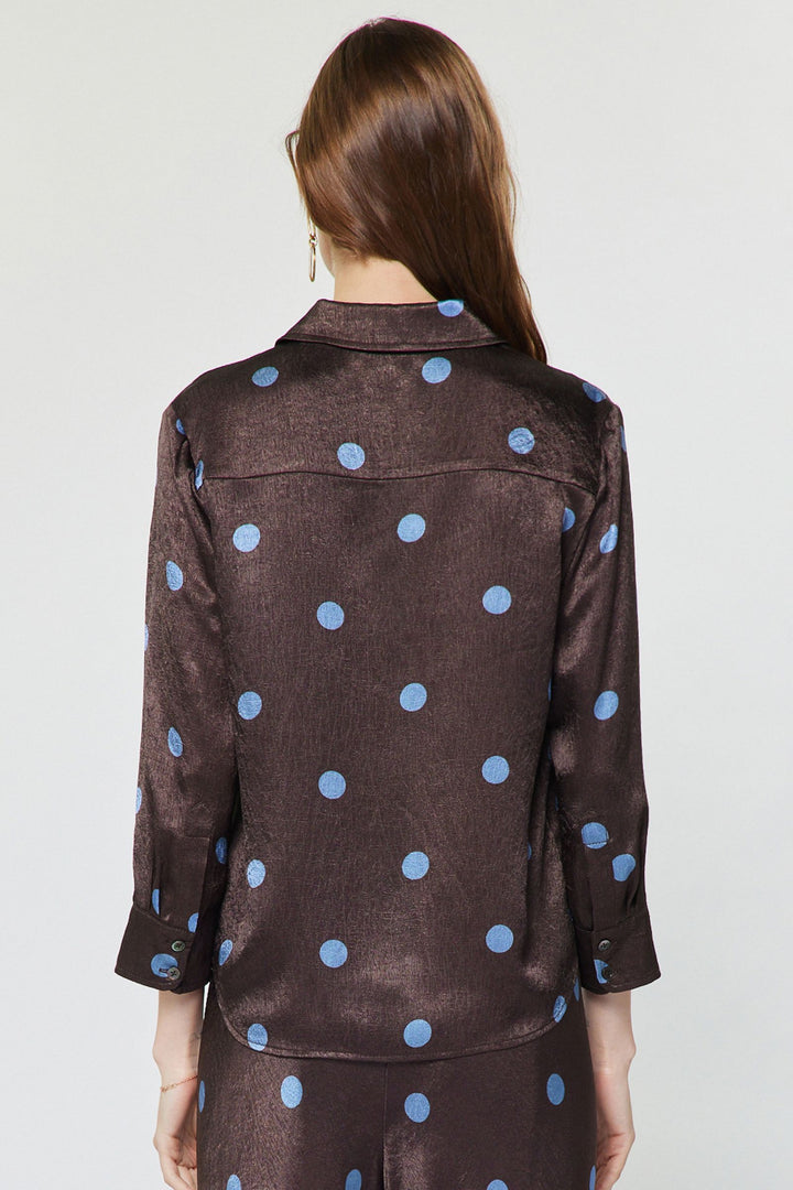 Cocoa Crush Button Up Blouse
