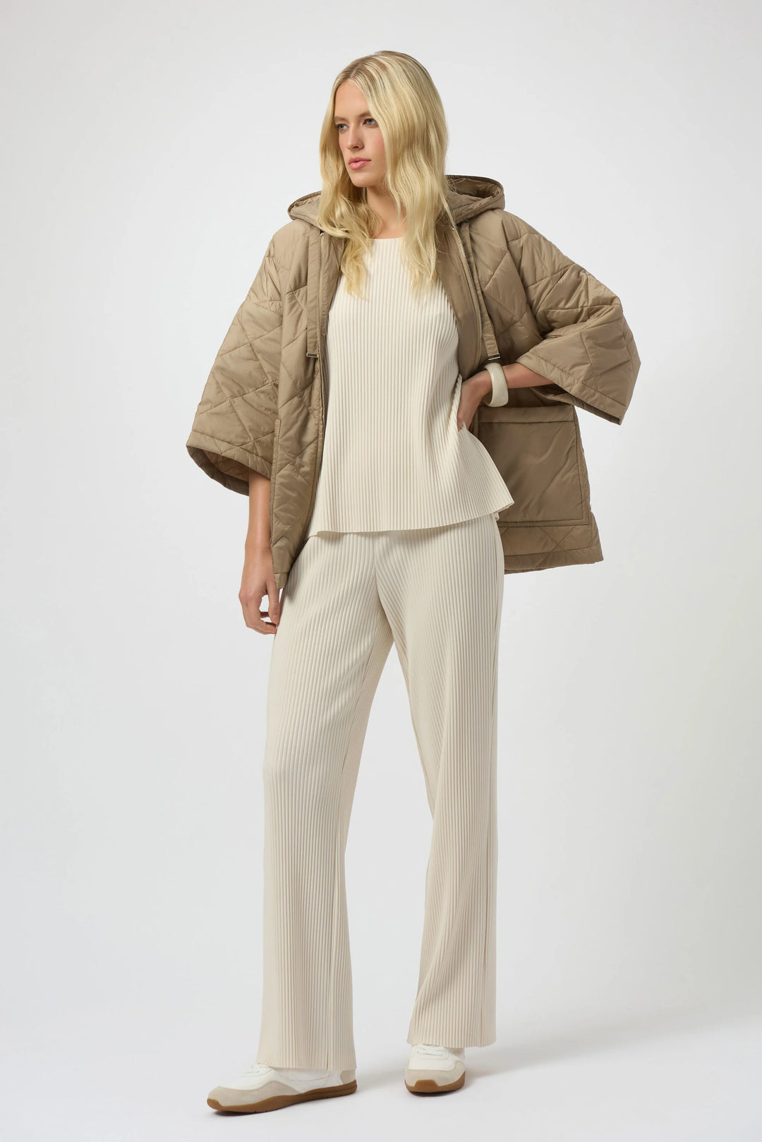 Catalina Pleated Scuba Top