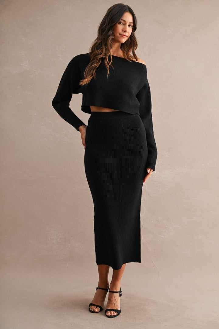 Lexie Sweater &amp; Midi Skirt Set