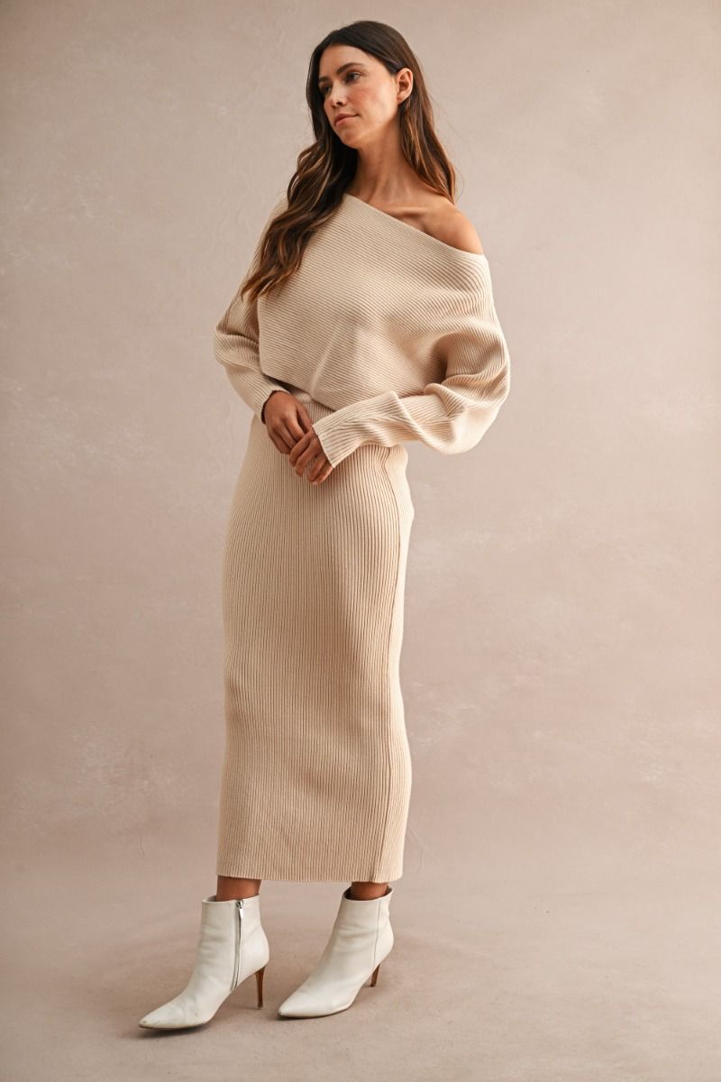 Lexie Sweater &amp; Midi Skirt Set