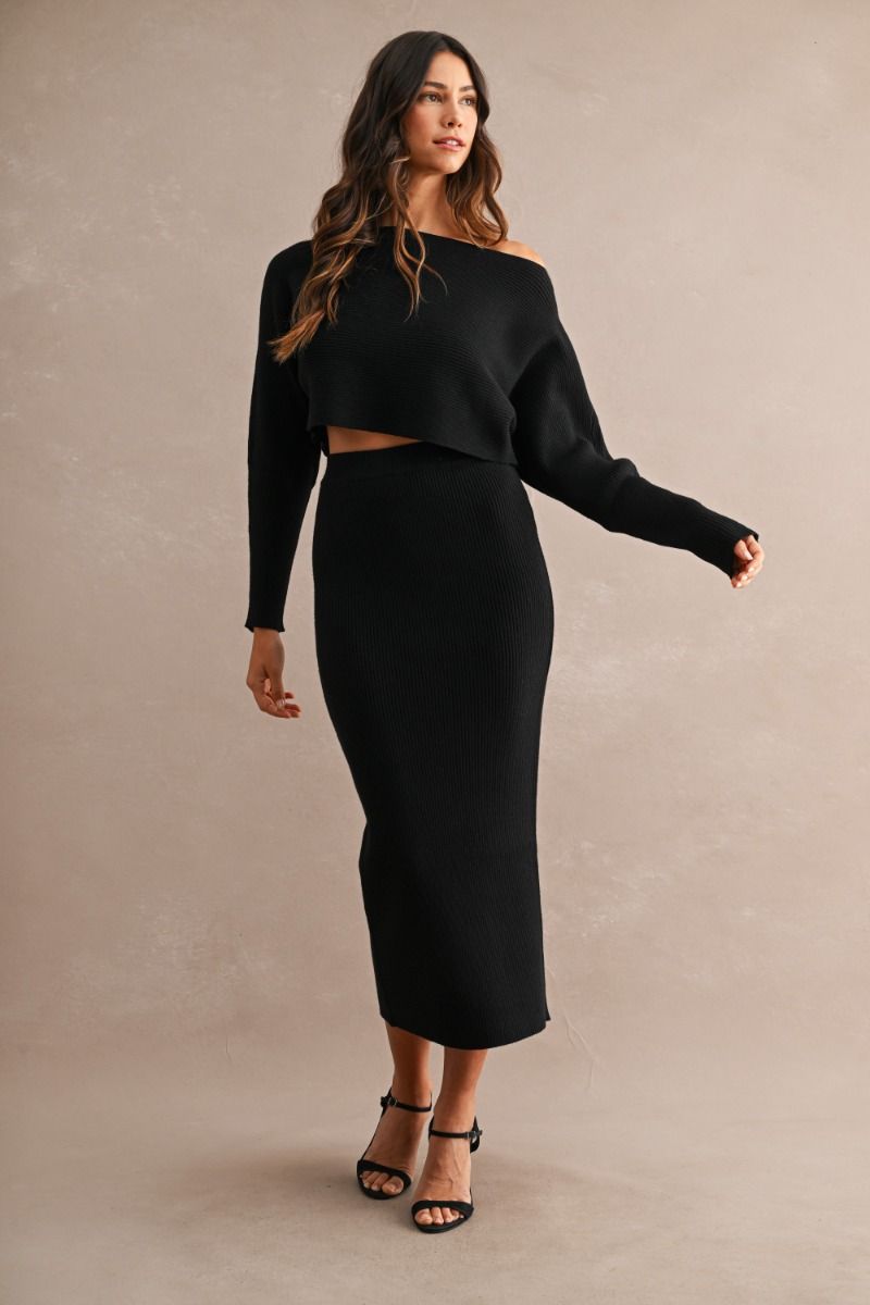 Lexie Sweater &amp; Midi Skirt Set