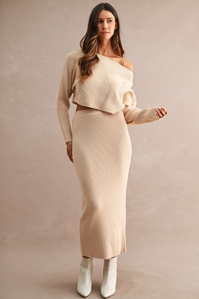 Lexie Sweater &amp; Midi Skirt Set