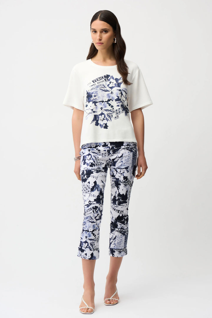 Venice Printed Crop Pant
