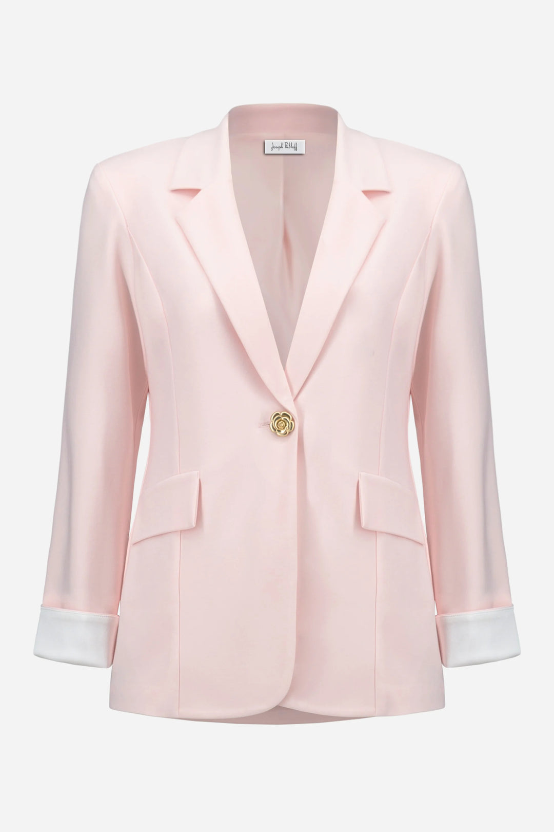 Petal Pink Silky Knit Blazer