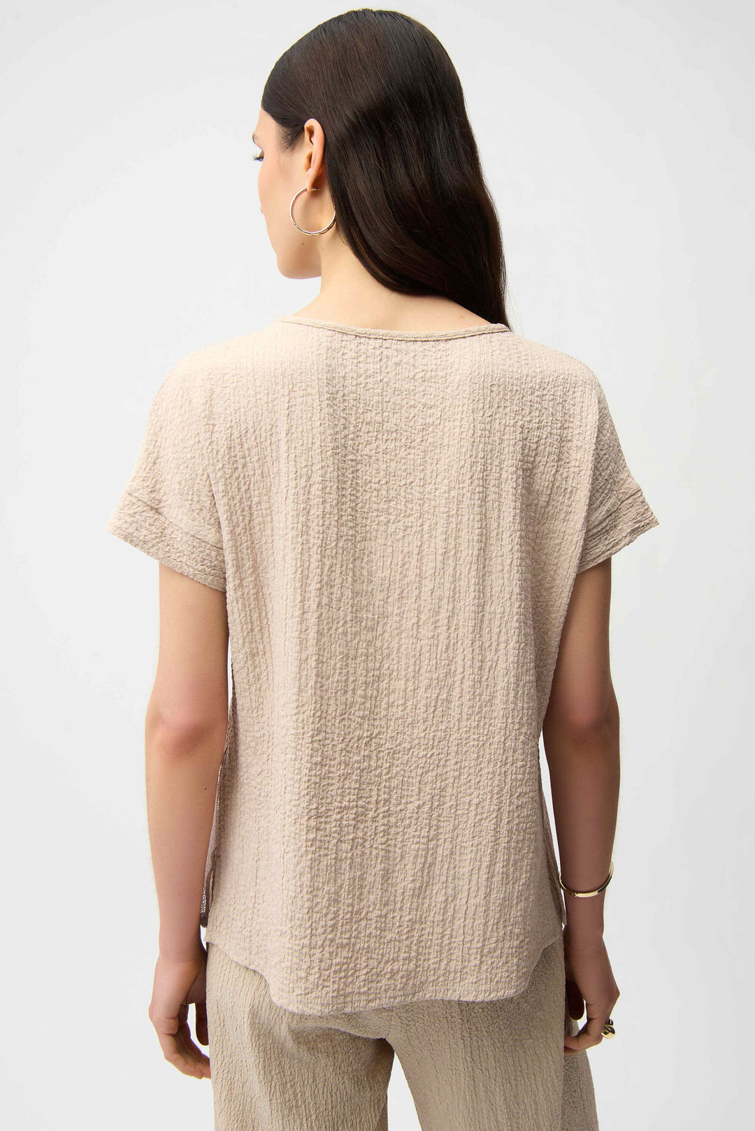 Parchment Mesh Boxy Top