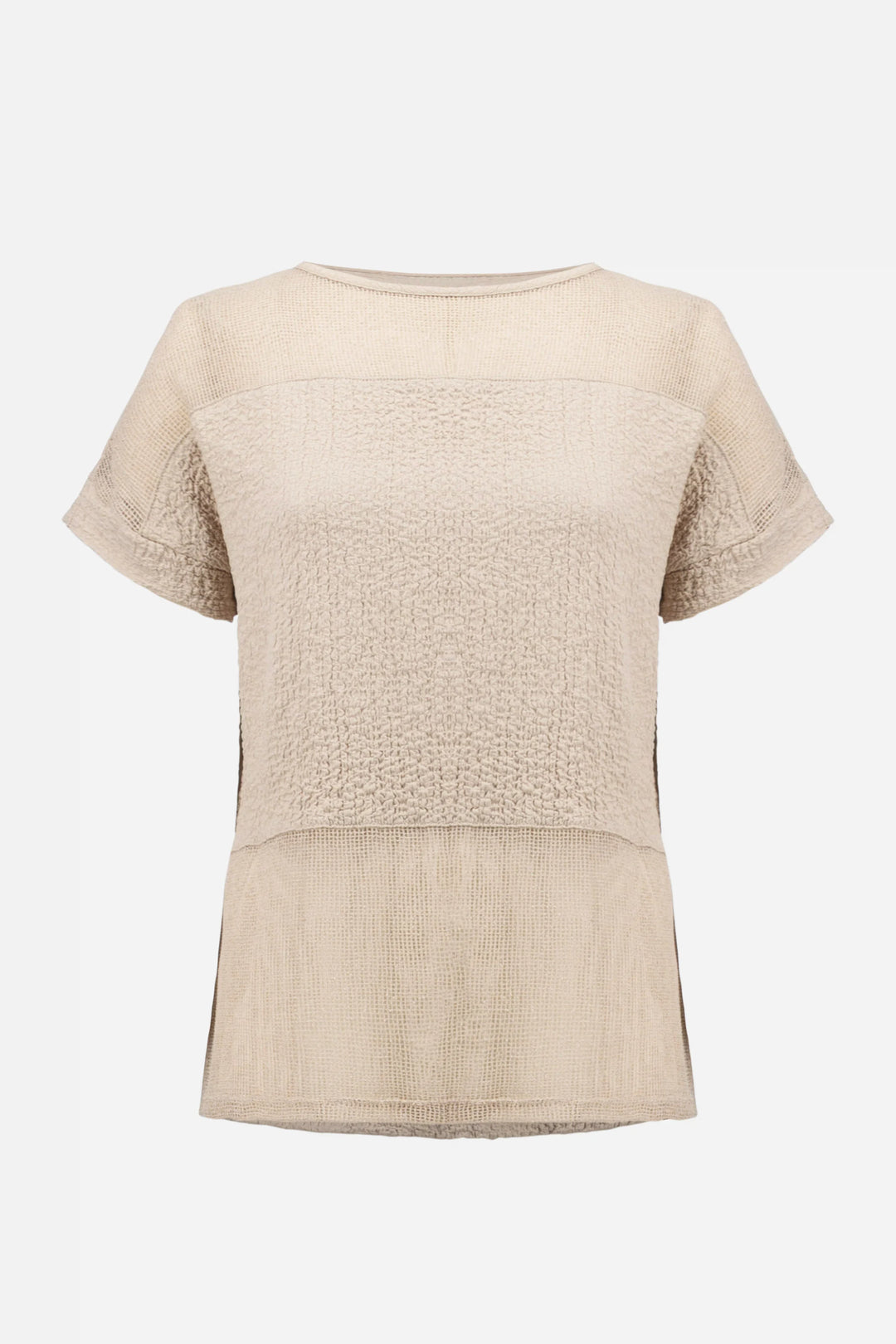 Parchment Mesh Boxy Top