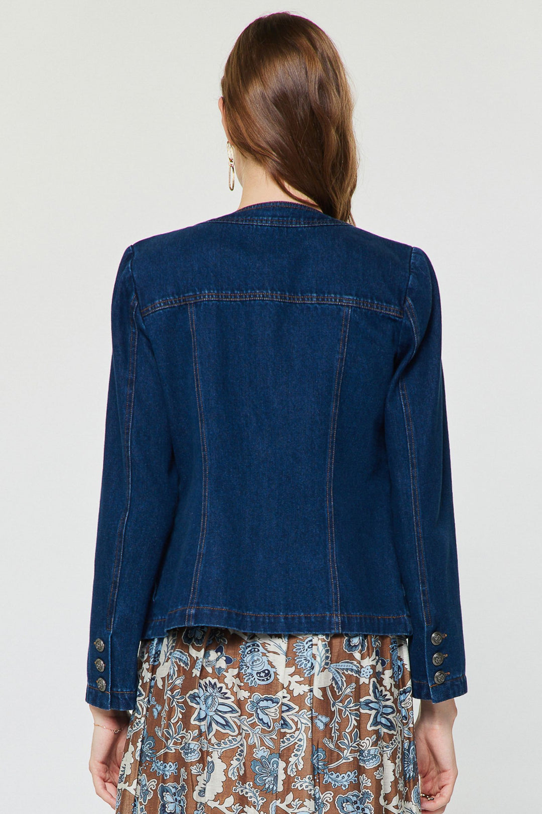 Indigo Garden Denim Jacket