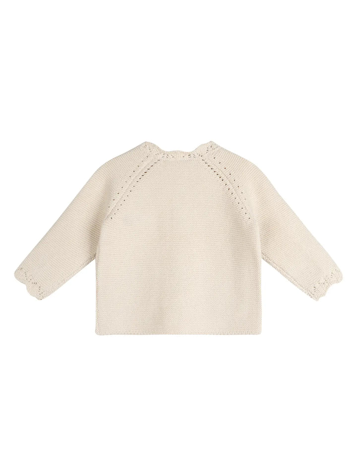 Crochet Flower Baby Cardigan