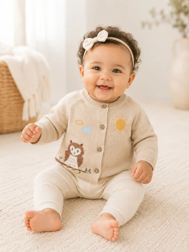 Owl Baby Cardigan
