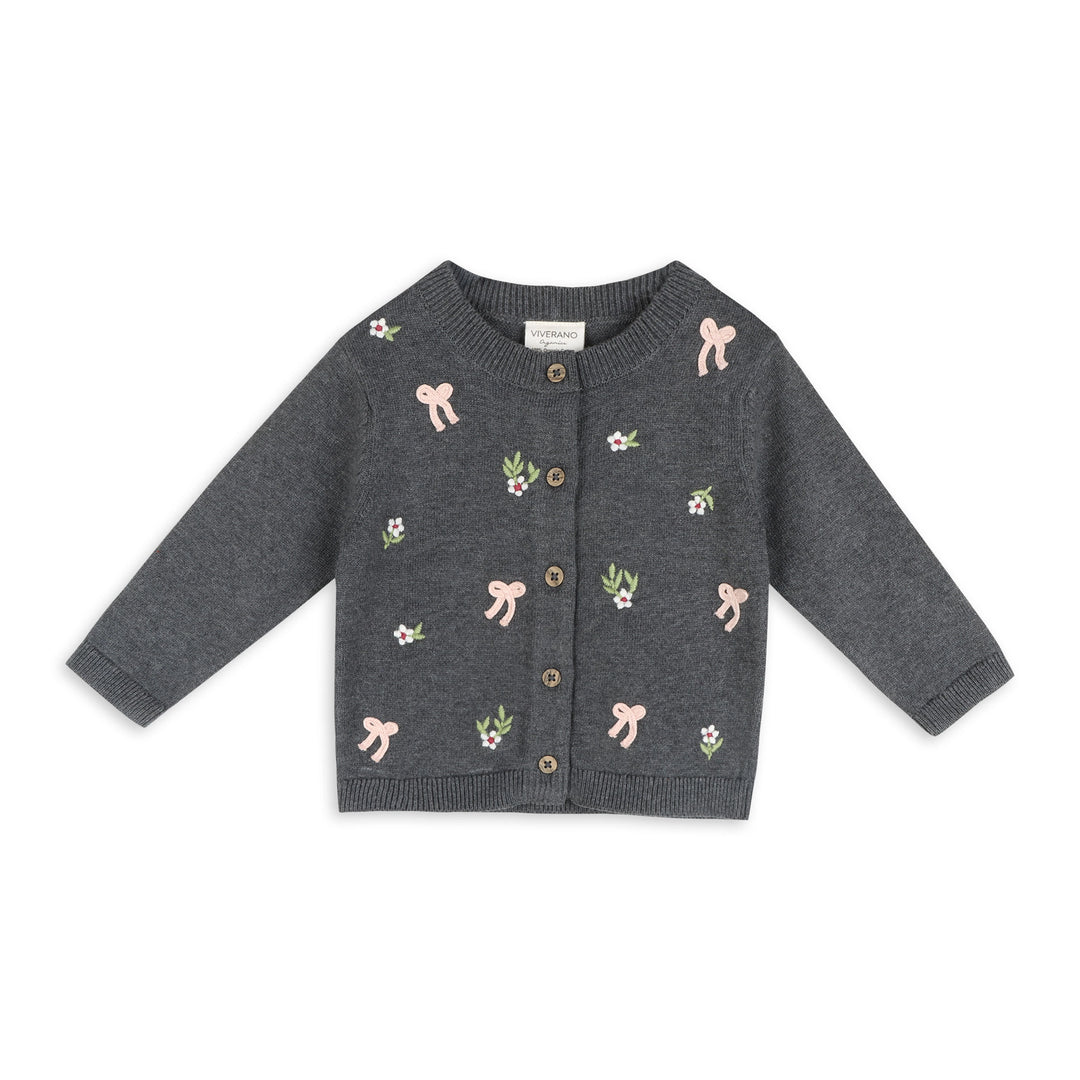 Hazel Bow Baby Cardigan