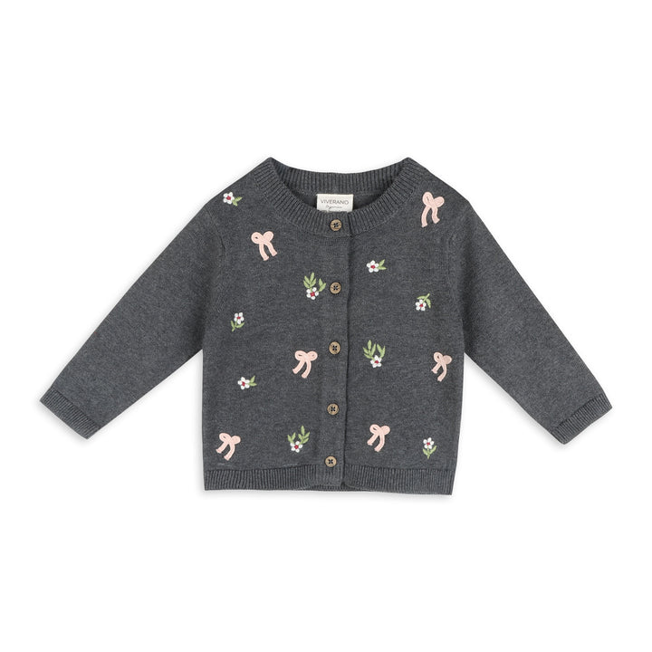 Hazel Bow Baby Cardigan