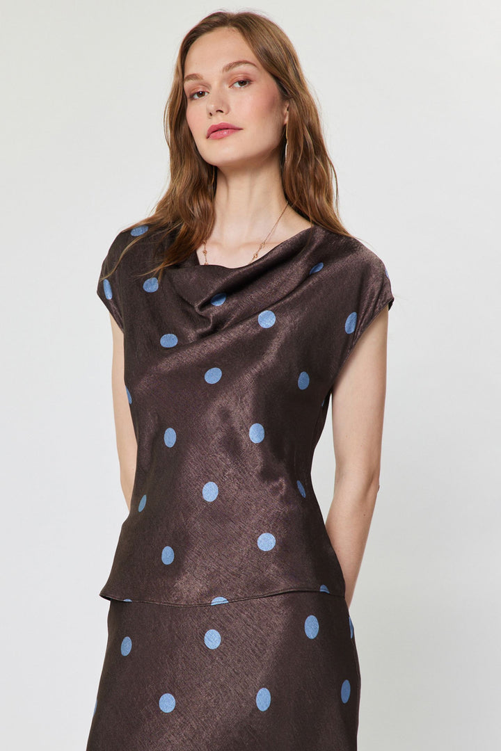 Cocoa Crush Cowl Top
