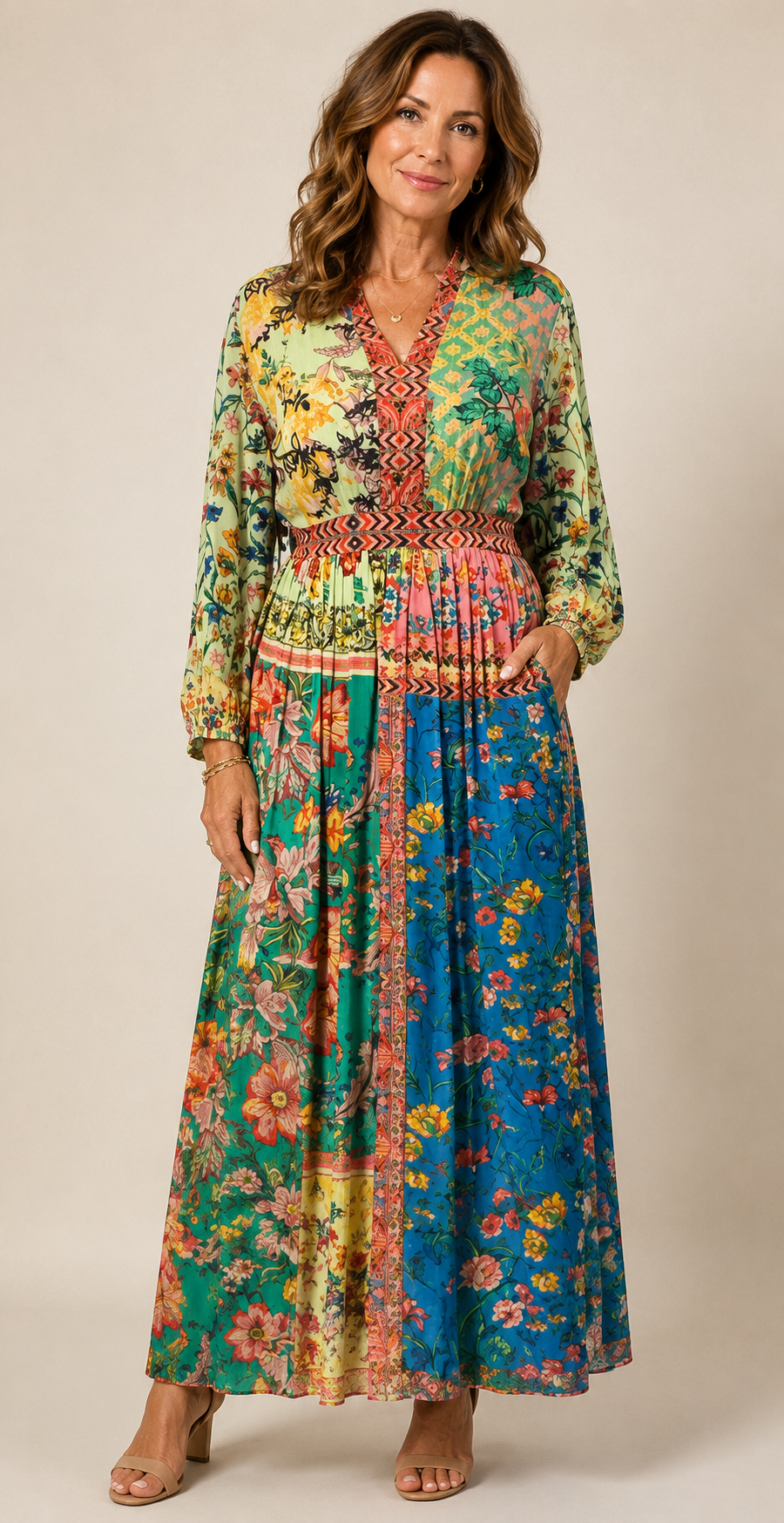 Boho Bloom Maxi Dress 26404 Shana – Just Girls Boutique