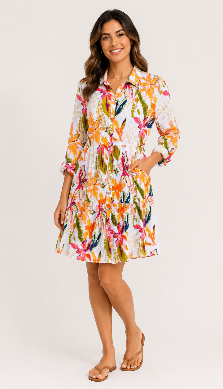 Beachside Bliss Shirt Dress