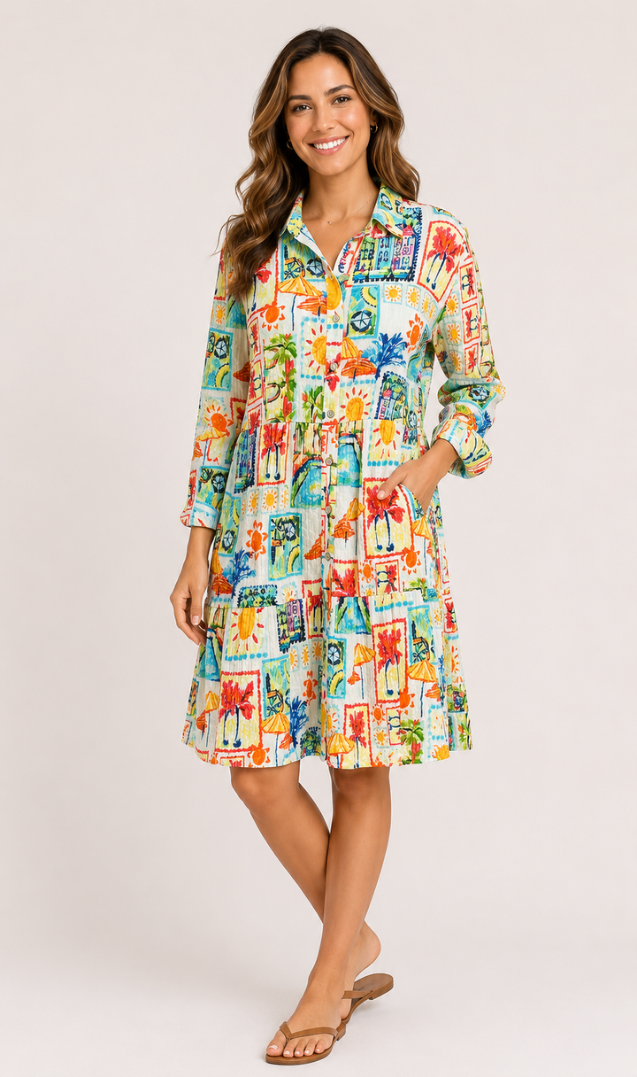 Beachside Bliss Shirt Dress