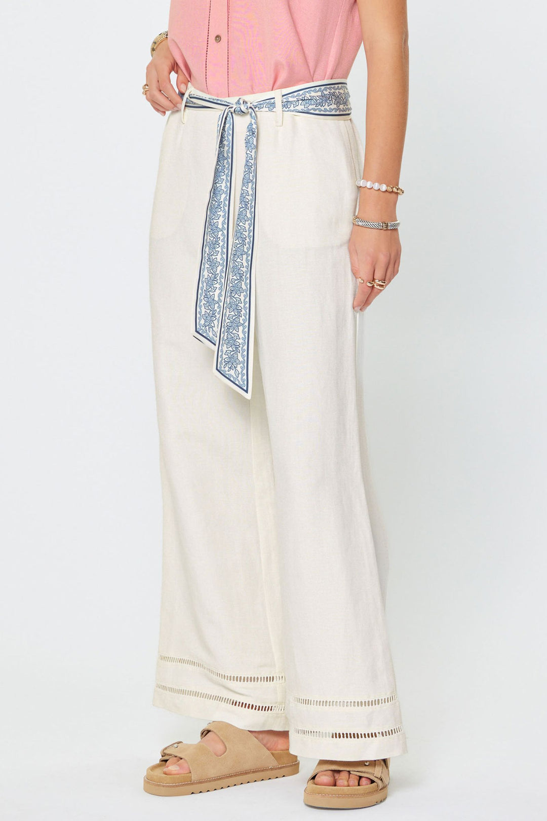 Capri Coast Pants w/ Scarf Belt