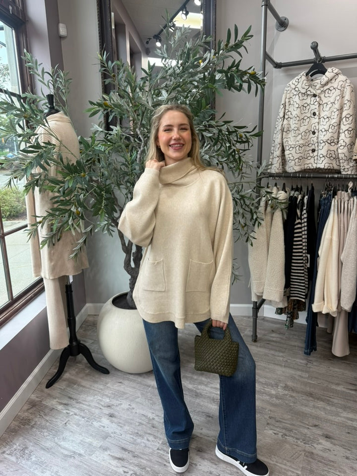 Aprés Cowl Neck Pullover