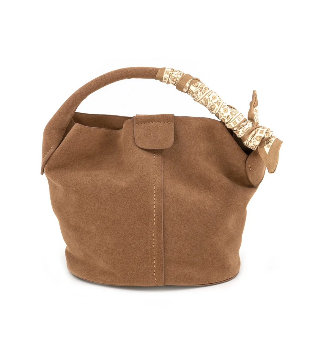 Sienna Suede Bucket Bag