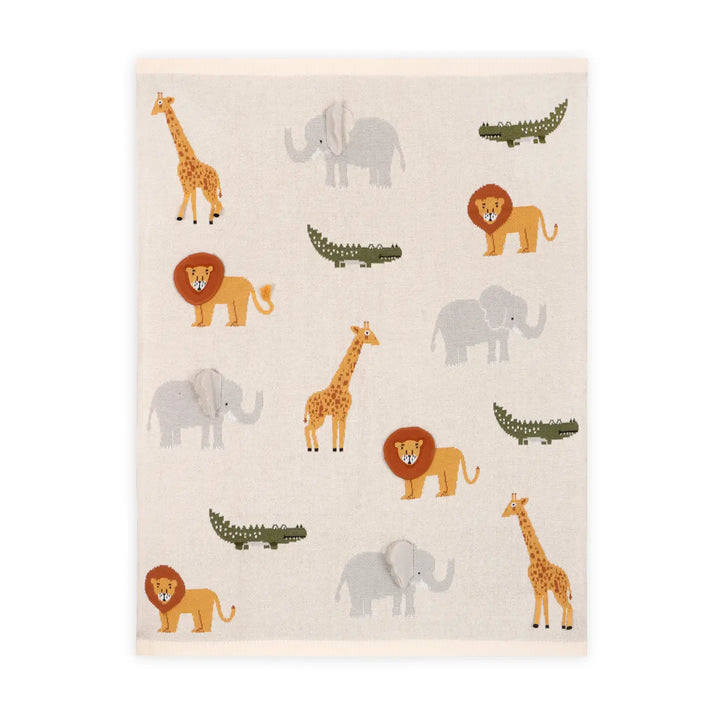 Savannah Safari 3D Baby Blanket