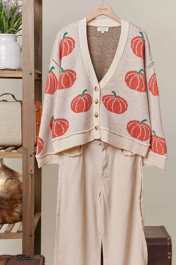 Pumpkin Puff Cardigan