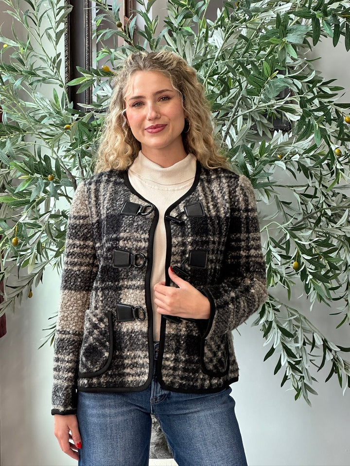 Earl Grey Plaid Jacket
