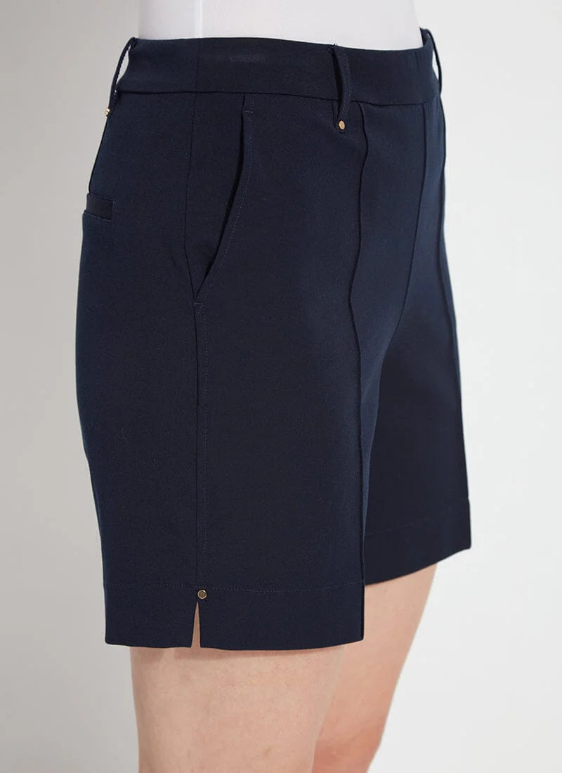 Amanda Stretch Twill Short, Navy