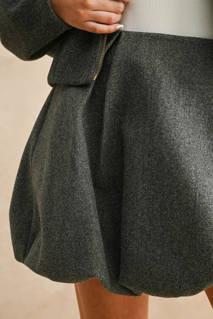 Hudson Pleated Balloon Skirt