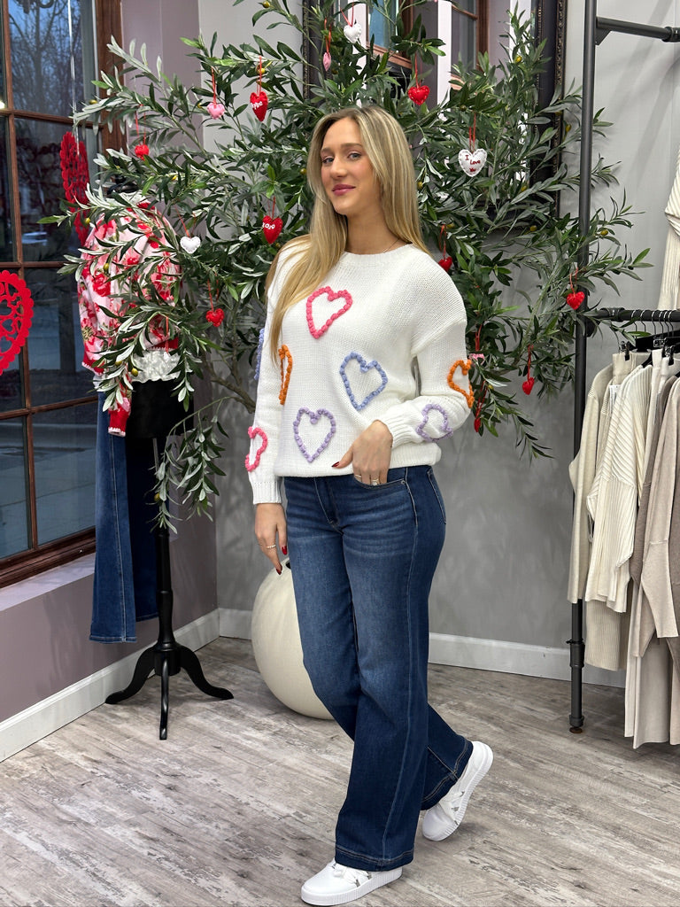 Braided Sweetheart Sweater, FINAL SALE