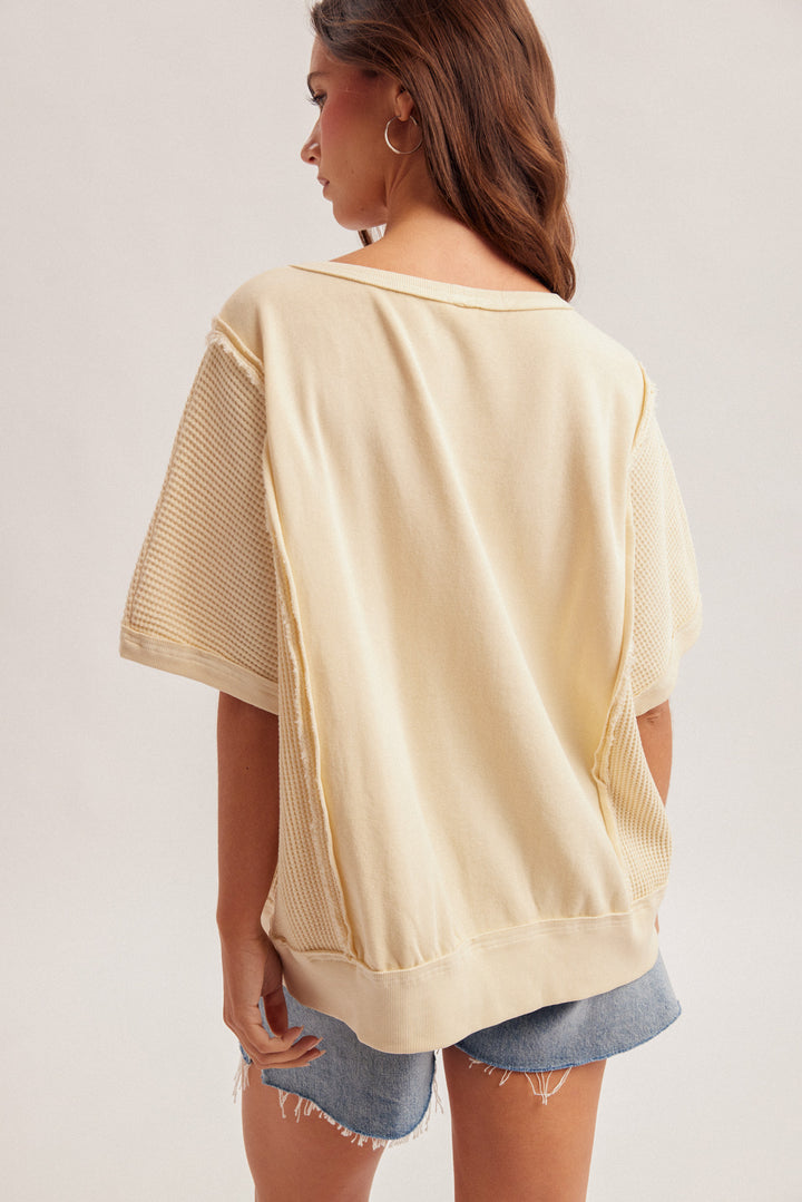 Heartfelt Waffle Knit Tee