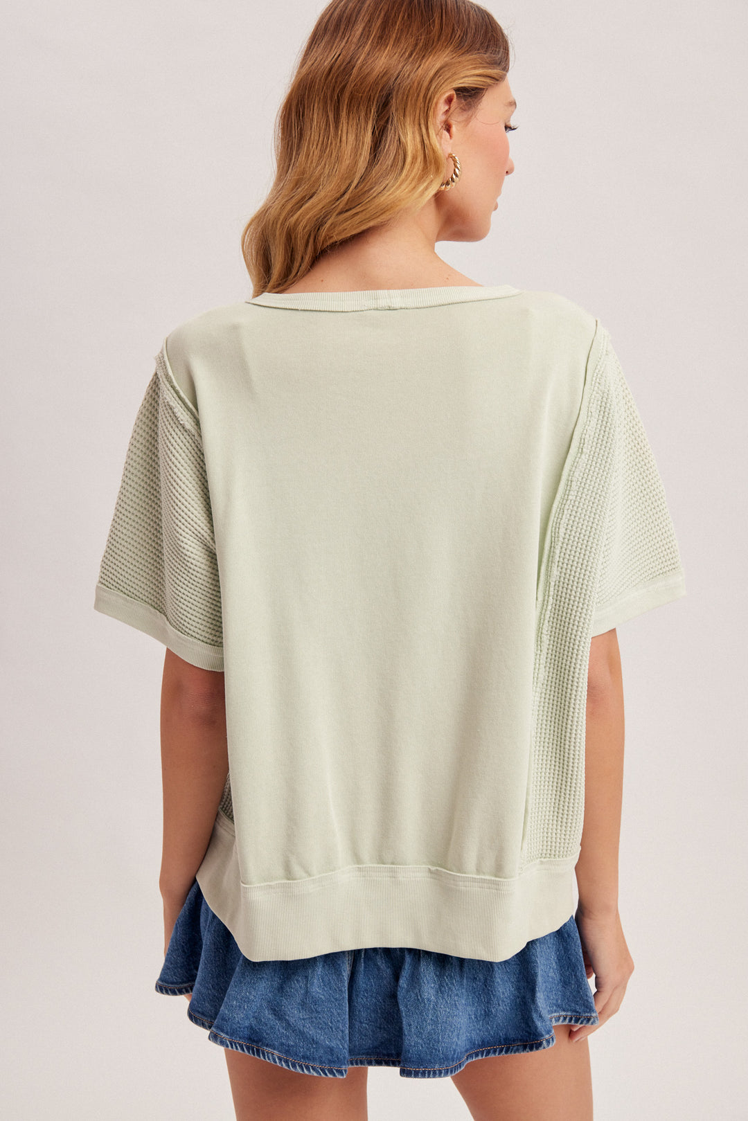 Heartfelt Waffle Knit Tee