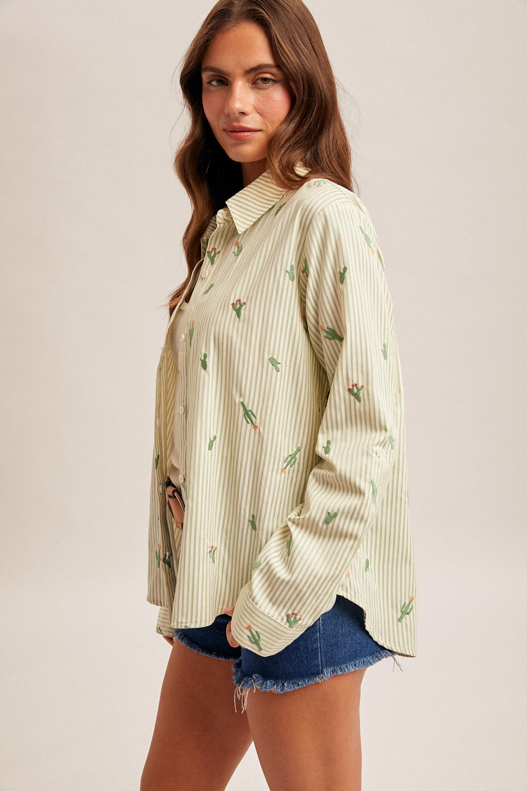 Cactus Country Button Down