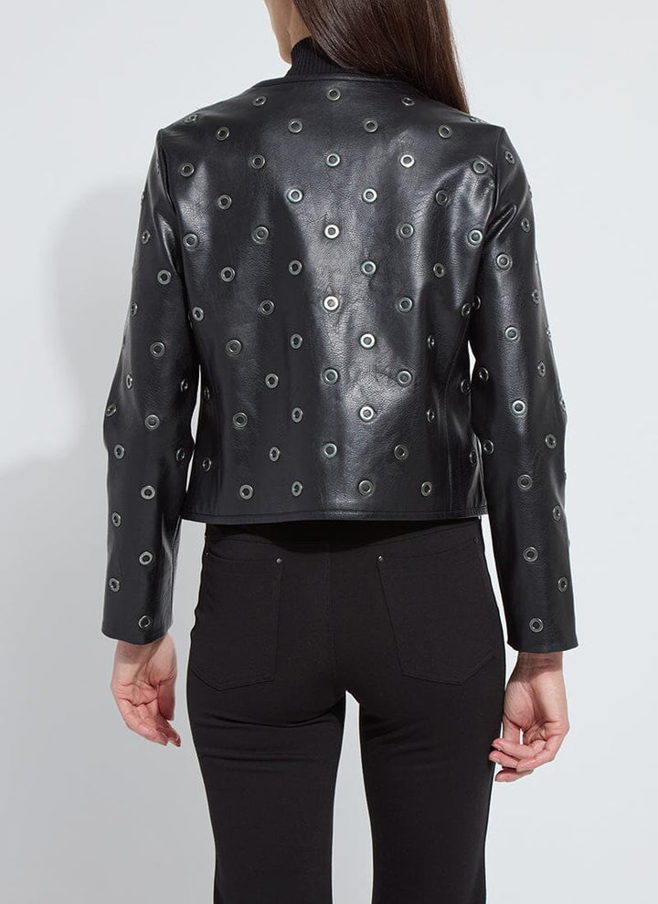 Orbit Noir Vegan Leather Jacket