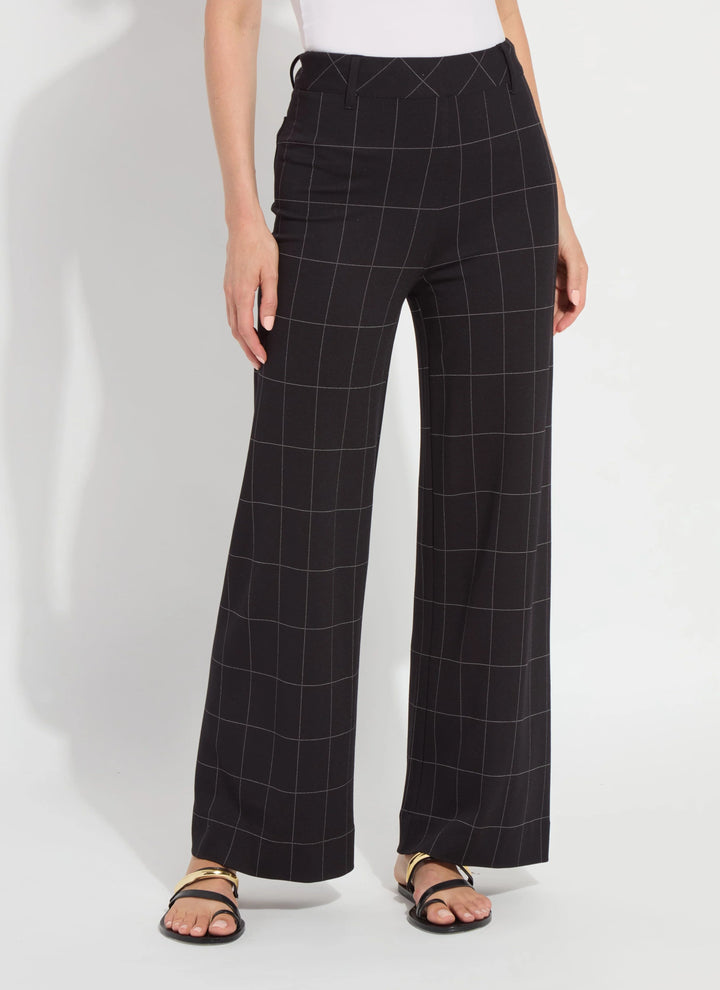 Erin Checked Ponte Pant