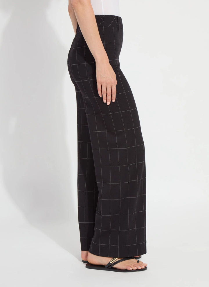 Erin Checked Ponte Pant