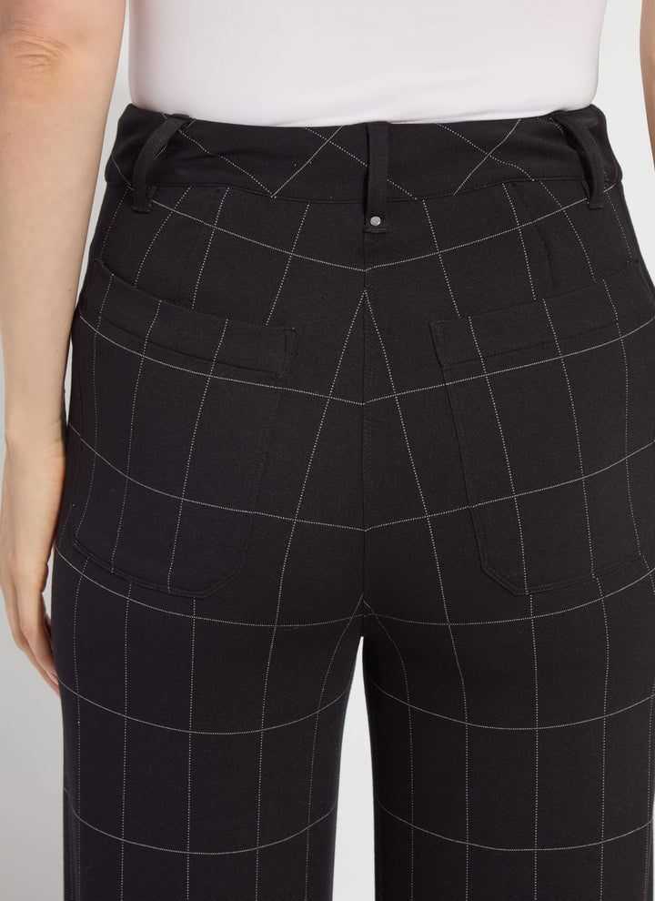 Erin Checked Ponte Pant