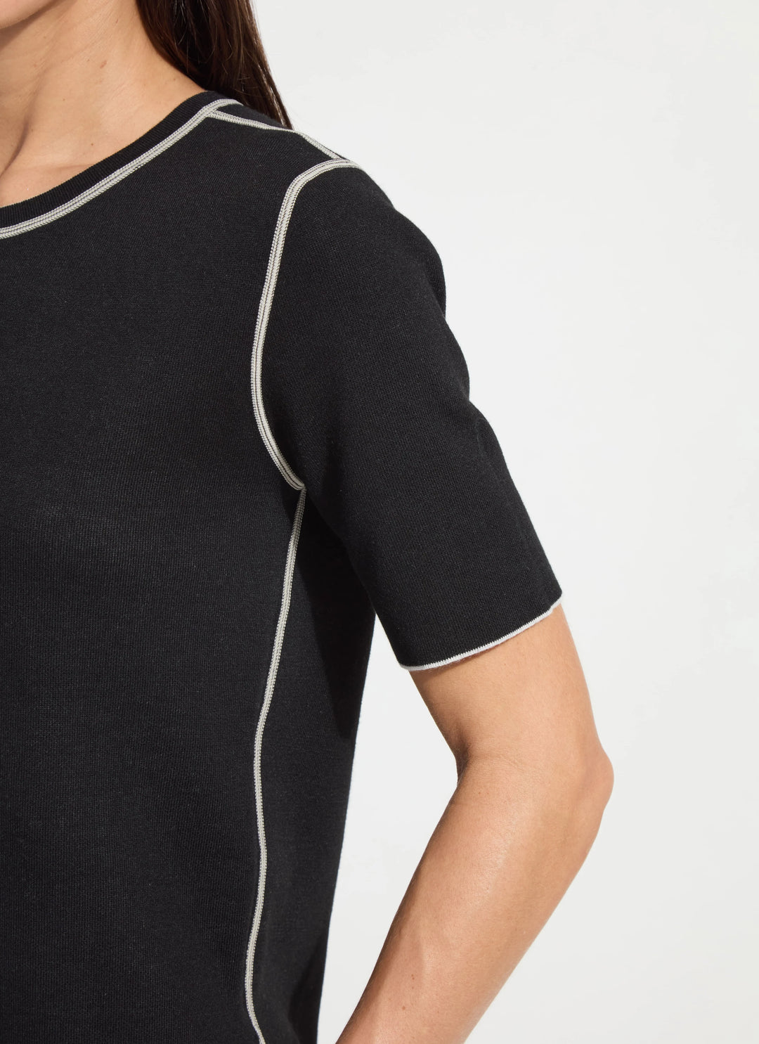 Odessa Reversible Knit Tee, Final Sale