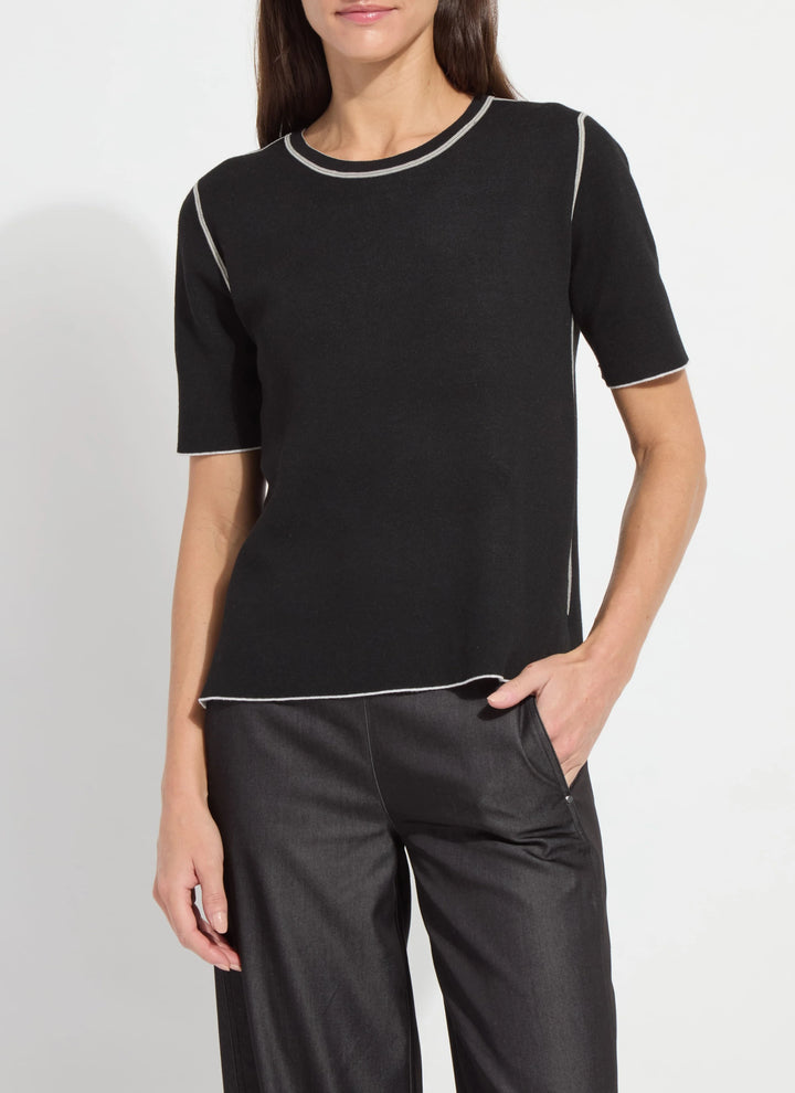Odessa Reversible Knit Tee, Final Sale