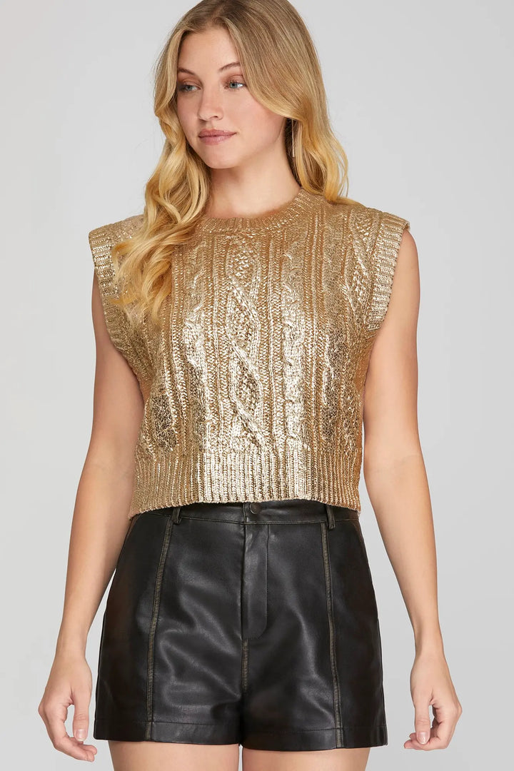 Golden Hour Sleeveless Sweater