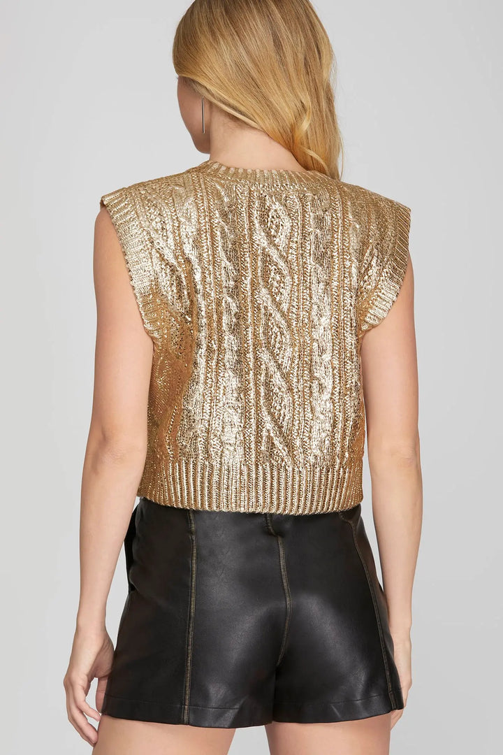Golden Hour Sleeveless Sweater