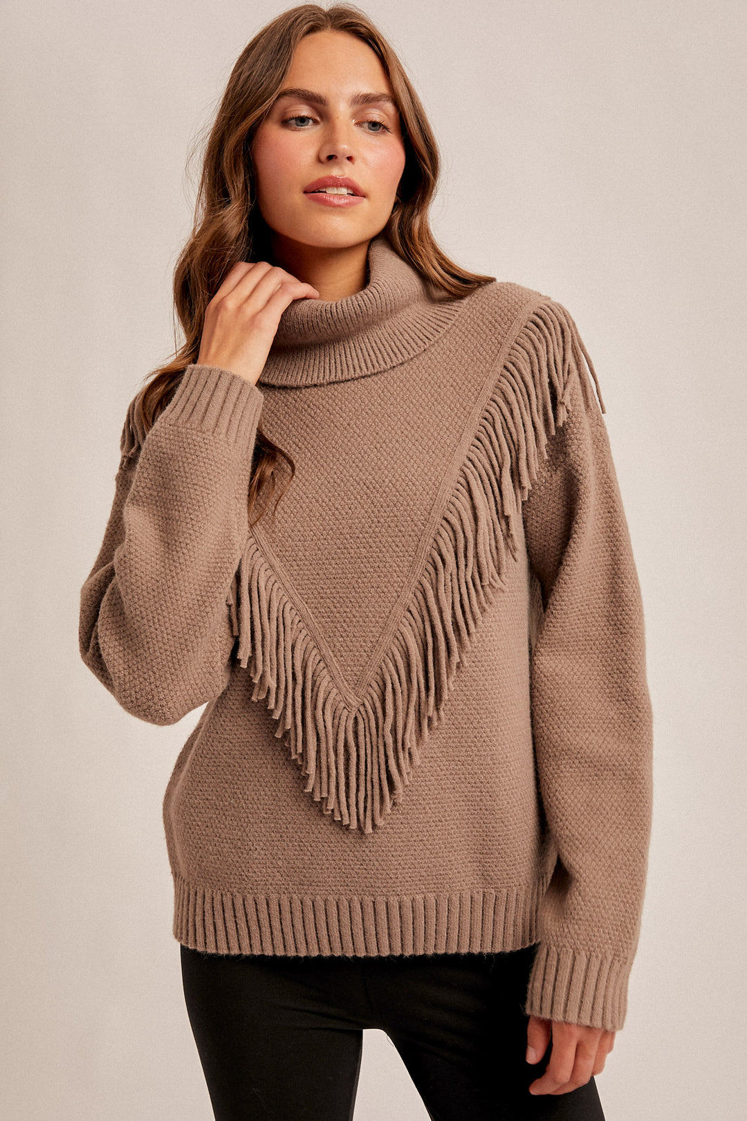 Fallon Fringe Sweater, Final Sale