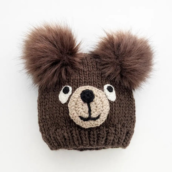 Brown Bear Baby Hat