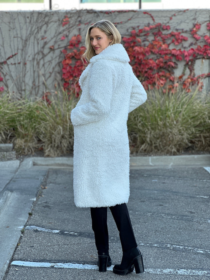 Carrie Curly Lamb Coat